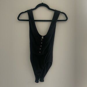 FREE PEOPLE black bodysuit